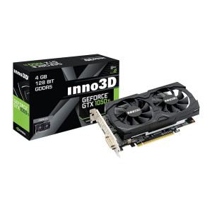 Inno3D GEFORCE GTX 1050 TI X2 4GB GDDR5 128-bit I PCI-E 3.0 X16 I Gaming Graphic Card 